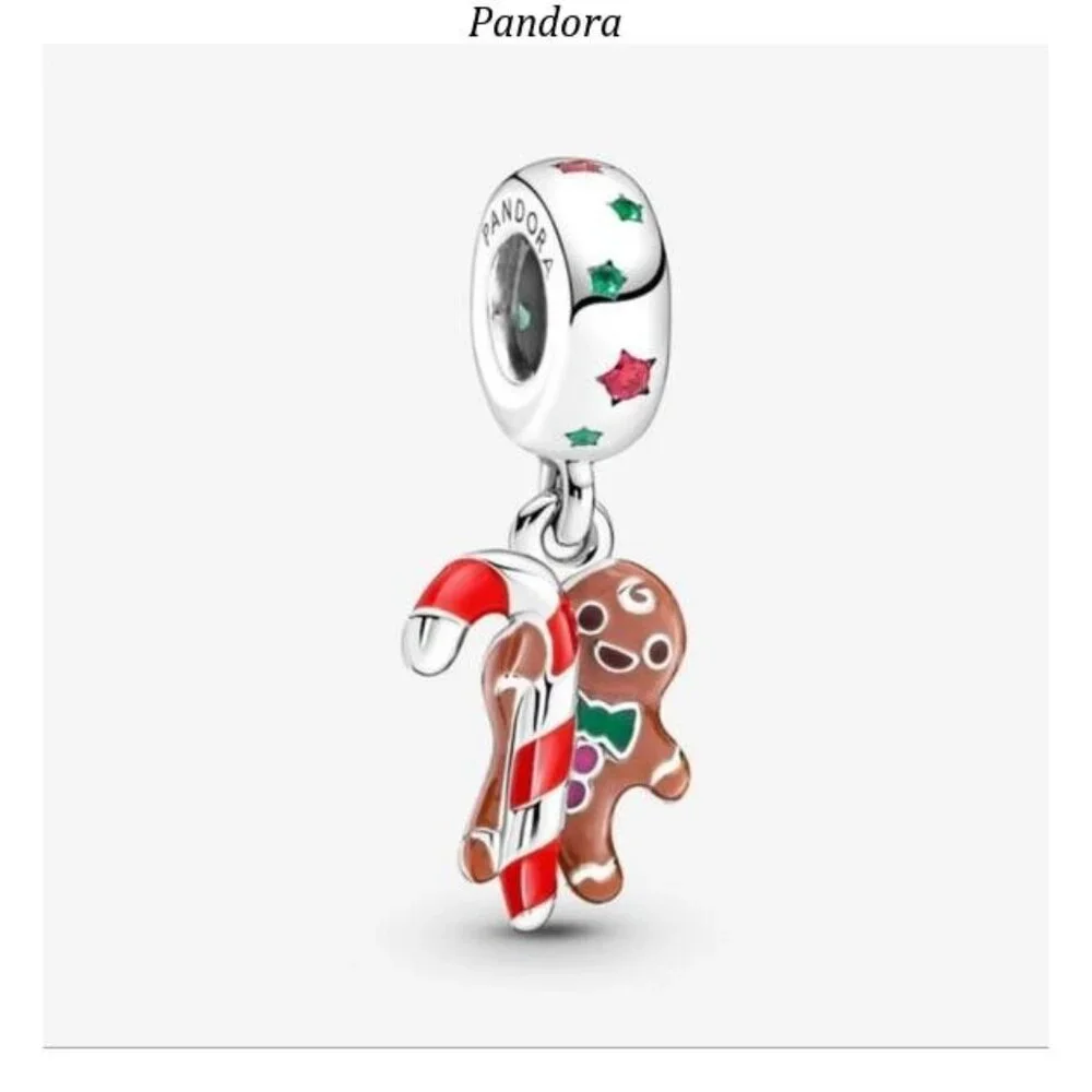 Authentic Pandora Gingerbread Man Dangle Charm